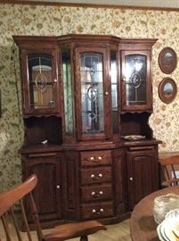 Lighted China cabinet
