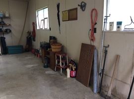 Coleman stove and lanterns