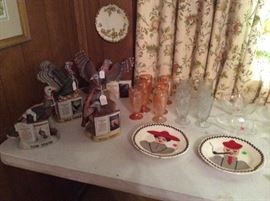 Several Wild Turkey decanters