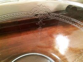 One of Two Fire-King Glass Bowls