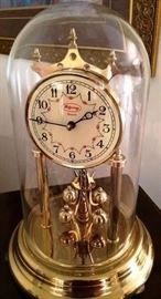 Ridgeway Quartz Clock Under Glass Dome