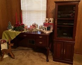 Bombay Furniture Desk, Media Cabinet, Christmas Items