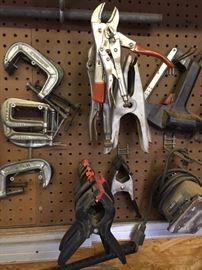 Dozens of C Clamps
Several Vintage Ones