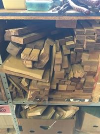 Tons of Cypress Lumber & Oak