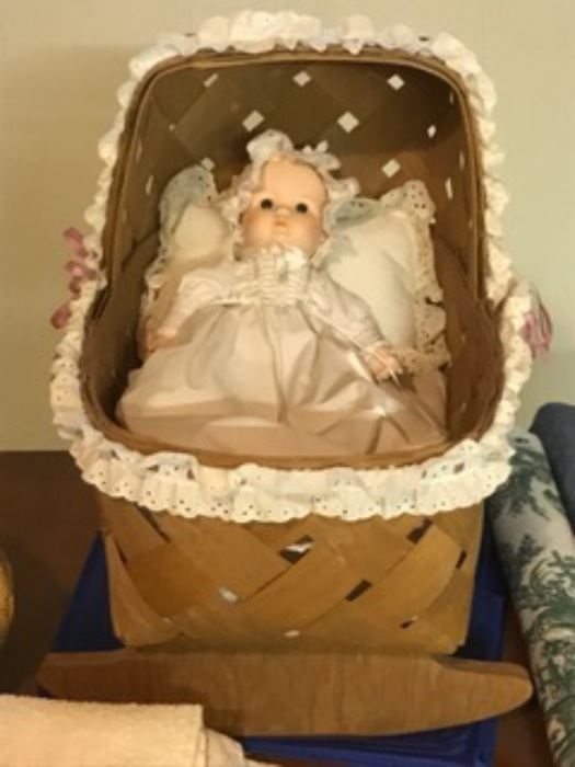 Doll and basket