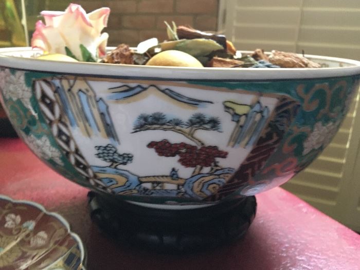 hand-painted bowl