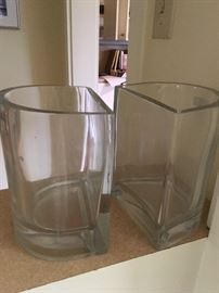 Pair of vases, to be used together, separately or as bookends.