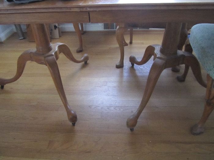PART OF DOUBLED PEDESTAL TABLE BY ROBERT W IRWIN