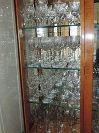 ...and MORE STEMWARE...most is Waterford and Baccarat 