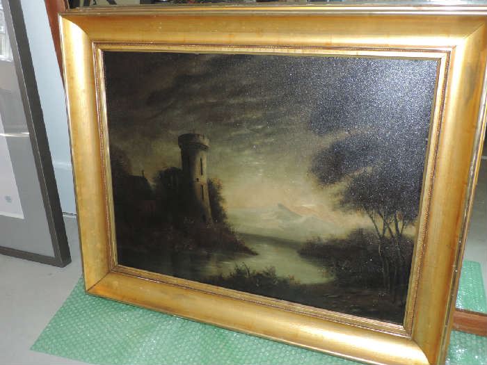19th century signed oil painting