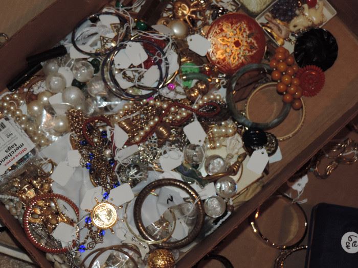 starting sorting jewelry today...what doesn't make it in this sale ... will be in the sale downtown Perrysburg in a few weeks...
