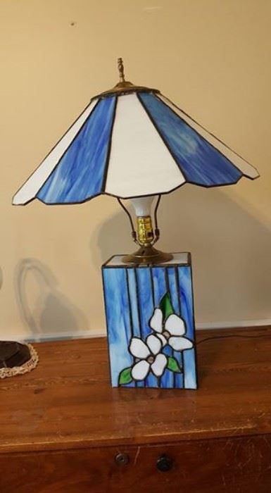 Stained Glass Lamp - $75