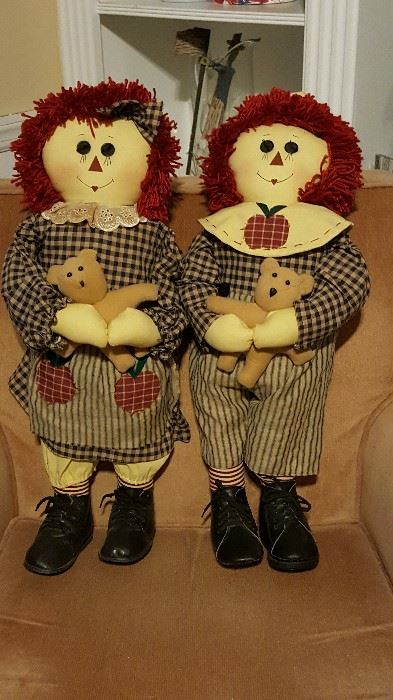 Raggedy Ann & Andy Doll - $40