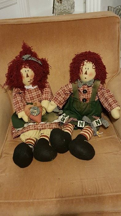 Raggedy Ann & Andy Doll - $40