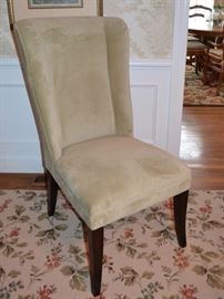 One of 6 Mitchell Gold side chairs