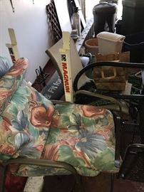 OUTDOOR CHAIRS , SHOP-VAC, GARDEN HOSE, GARDEN TOOLS