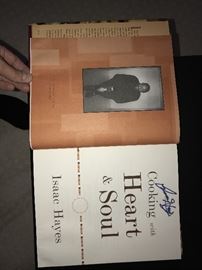 ISAAC HAYES SIGNED COOKBOOK