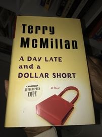 TERRY MCMILLAN SIGNED BOOK