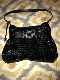 BRIGHTON PATENT LEATHER HANDBAG