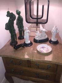 Green Figural Candles (Sold)