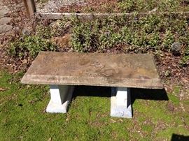 #78 Concrete bench $75