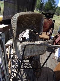 #65 antique baby buggy "as is" $100