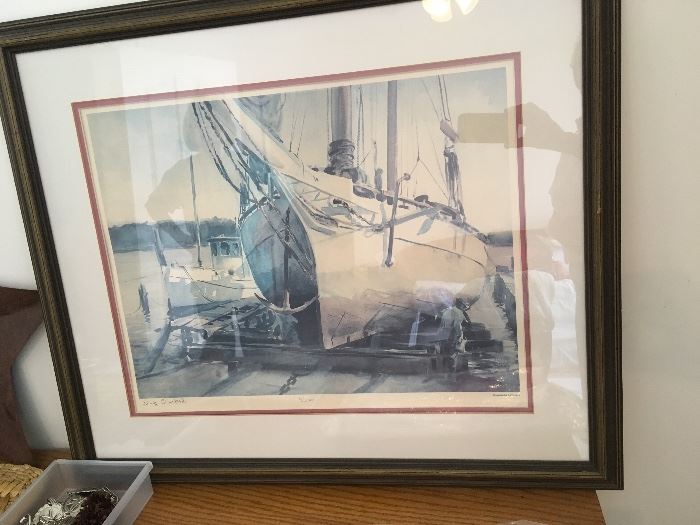 "Dry Docked" limited edition print : Palmer