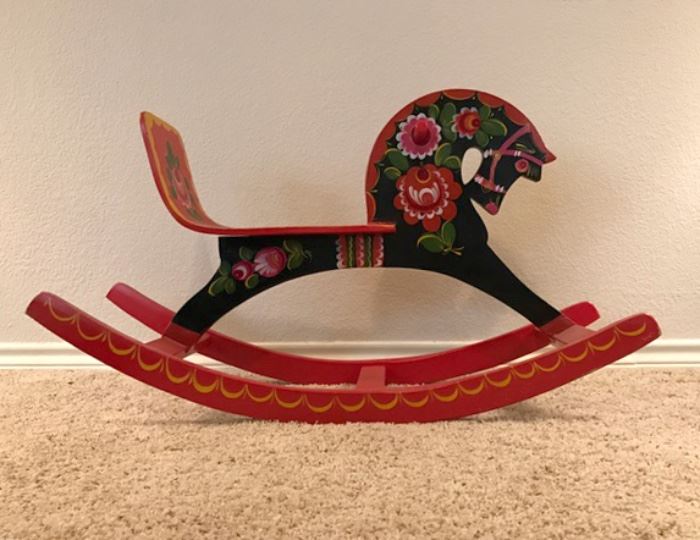 Hand Painted Russian 'Hobby Horse'  (36" long x 20" high) 90.00