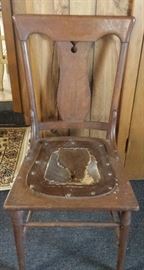 vintage wooden chair