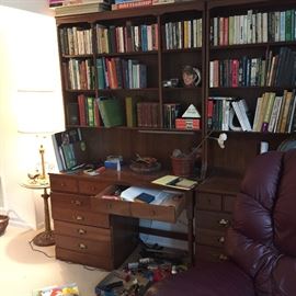 two-piece Pennsylvania house desk and book shelf 