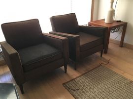 Great pair mid century chairs