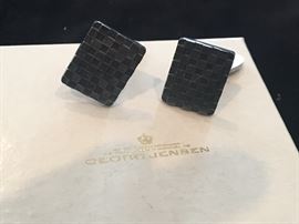 Vintage Georg Jensen men's sterling cufflinks
