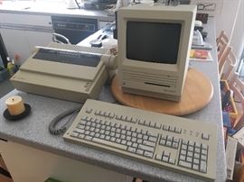vintage early 80's Apple McIntosh computer, mint condition and complete