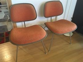 pair of vintage Herman Miller mid century chairs