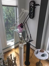 Very Rare Pair of Beautiful vintage mid century Tizio floor lamps designed by Richard Sapper for Artimede in the early 1970's perfect working condition!