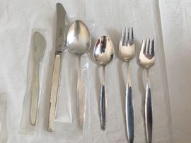 Georg Jensen Cypress Pattern Sterling Flatware