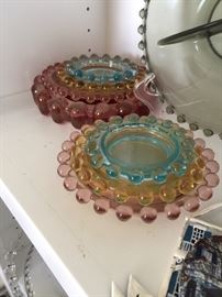 Candlewick ashtray sets