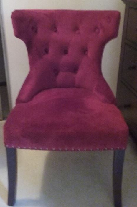 Pier 1 Hourglass Nailhead Chair (burgundy)  The only thing that will not be half price Tuesday.