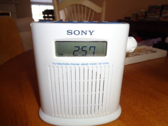 Sony clock/radio