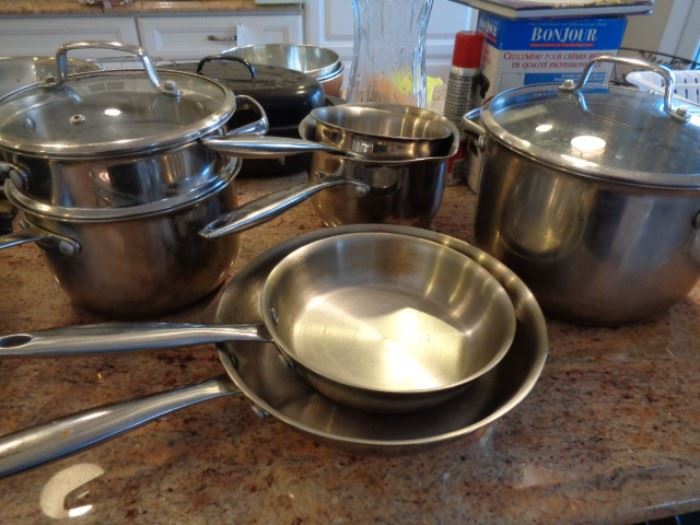 Martha Stewart Stainless cookware set