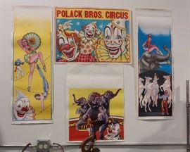 Globe Printing (Chicago) Circus Posters (These were templates from the 1960's)