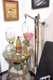 Misc. End Tables Lamps