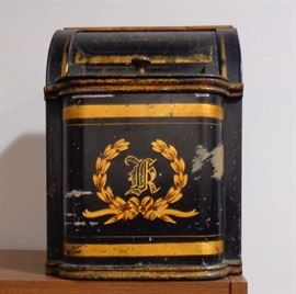 Vintage Store Display Bay Leave Spice Tin