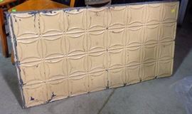 Vintage Tin Ceiling Tiles - 2 sheets