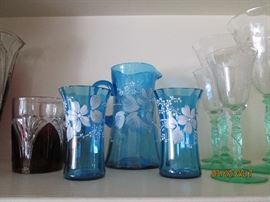 Beautiful antique color glass