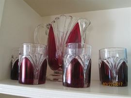 Beautiful ruby glass...pristine!