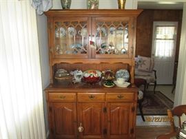 DR set table/6 chairs  china closet and  sideboard 