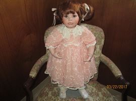 Beautiful large  vintage bisque dolls
