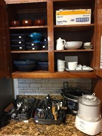 Small Appliances from Breville, Cuisinart, Mr Coffee and Krups to Ovenware from Farberware.. Cookware from Le Creuset.