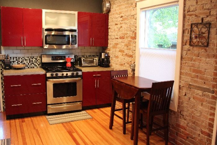 Kitchen Table and Chairs and Some Kitchen wares